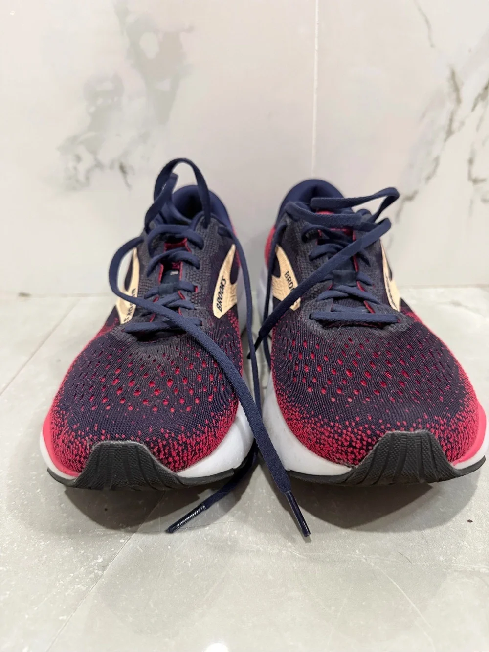 Brooks Ghost Women's Navy & Pink Running Shoes
